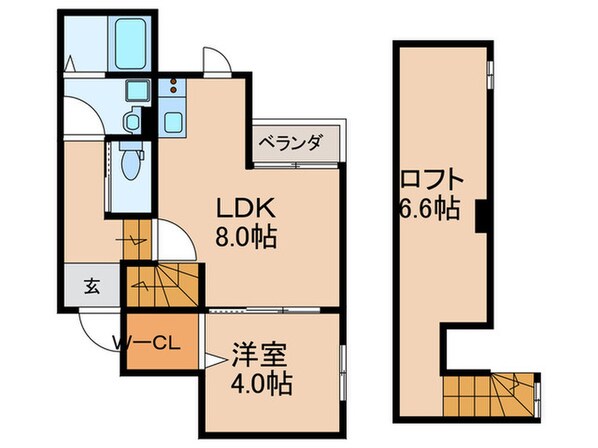 マグノリア梅満の物件間取画像